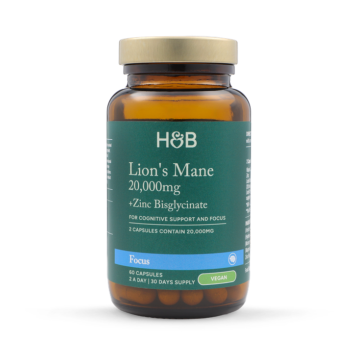 Holland & Barrett Lions Mane 20000mg 60 Capsules